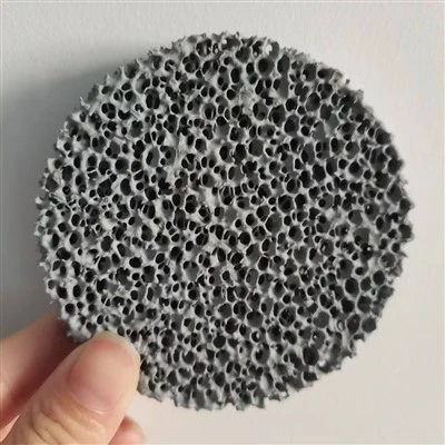 Silisyòm Carbide Ceramic Kim Filter